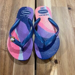 Havaianas Pink and Purple Flip Flops